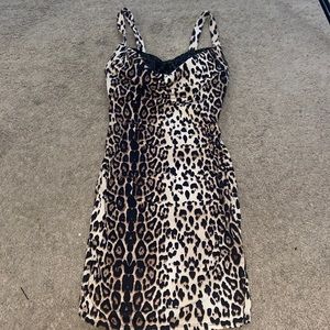 Leopard print dress